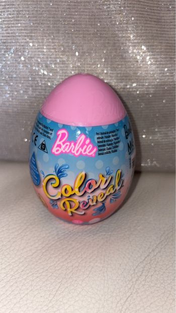  Barbie - Œuf Color Reveal Animal de compagnie - Neuf - Rose/Bleu