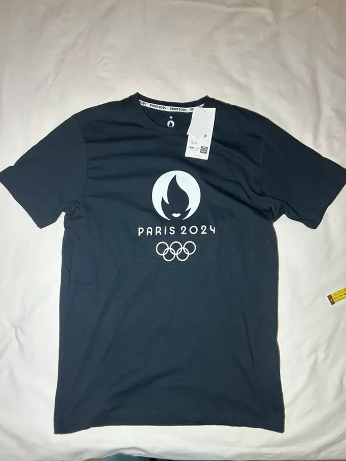 T-shirt jeux olympiques Paris 2024 noir