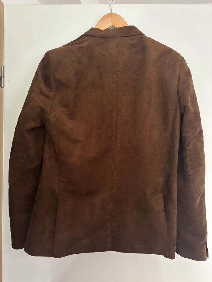 Veste de costume Devred marron effet daim Taille 50 - photo numéro 2