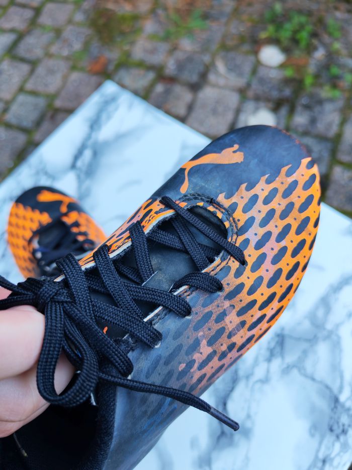 Chaussures de foot baskets Puma pour enfant - photo numéro 7