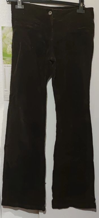 Pantalon velours marron t.36