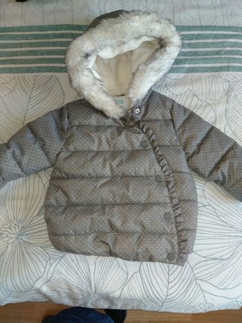 Manteau d'hiver fille 18 mois Obaïbi