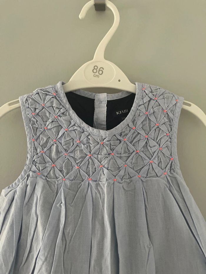 Robe bleue Kiabi 3 ans - photo numéro 2