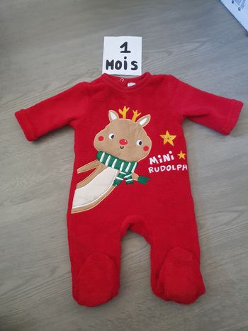 Pyjama Noël 1mois