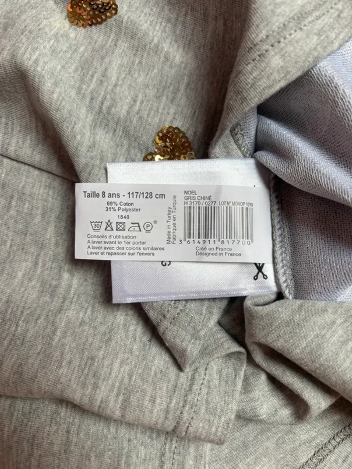 Neuf - Haut manches longues Monoprix 8 ans - photo numéro 6