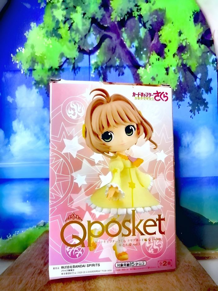 Cardcaptor Sakura - Figurine Sakura Kinomoto Clear Card Q Posket Ver. A - banpresto - photo numéro 2