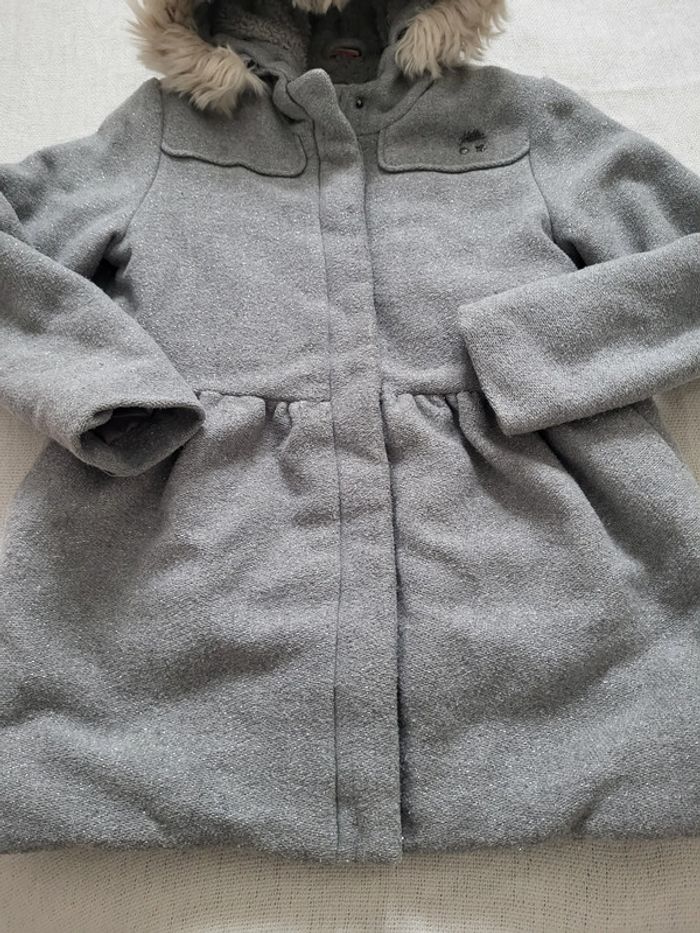 manteau chaud gris - photo numéro 2