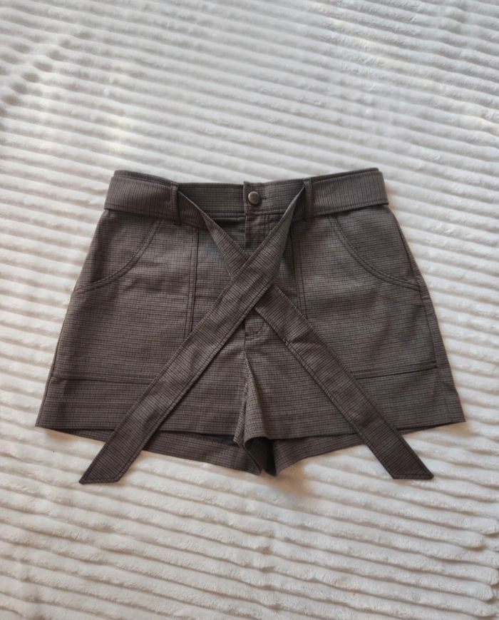 Short Zara Prince de Galles – Taille 40 – chic automne/hiver - photo numéro 4