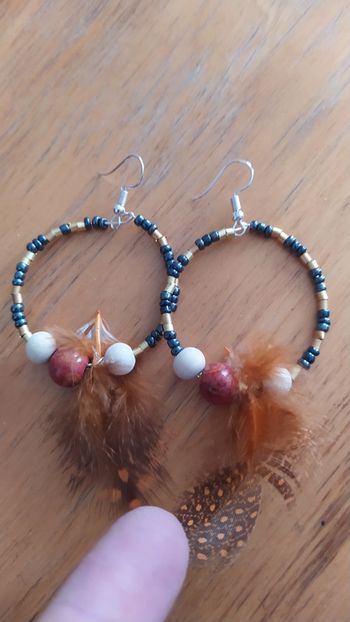 Boucles d'oreilles fait main