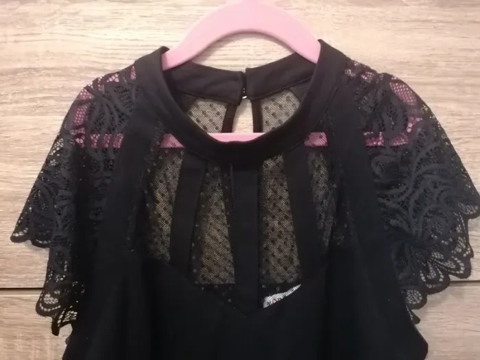 Haut noir Morgan en dentelle taille M - photo numéro 10