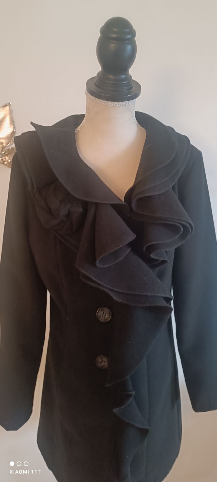 Manteau femme taille 38 noir - photo numéro 2