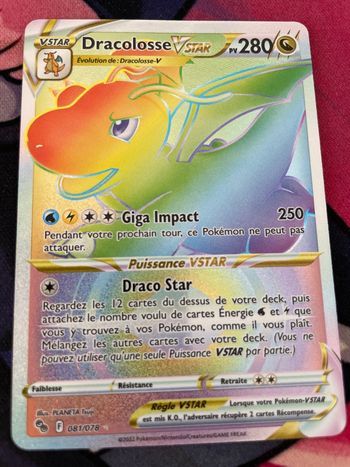 Dracolosse rainbow VStar Pokémon go