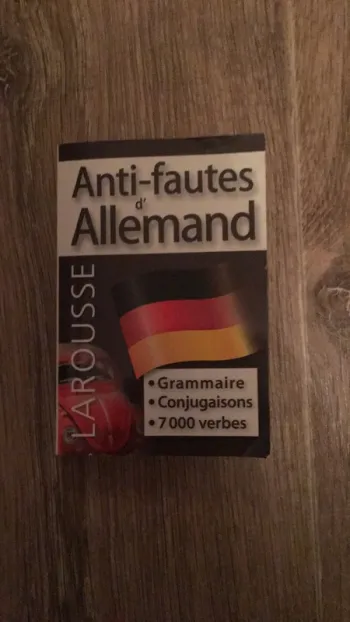 Livre d’allemand