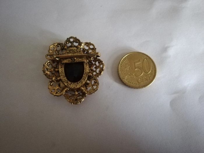 Magnifique broche vintage authentique chic ouvragée - photo numéro 2