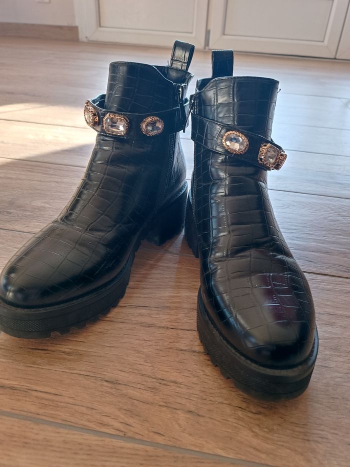 Bottines noires T37 - photo numéro 4