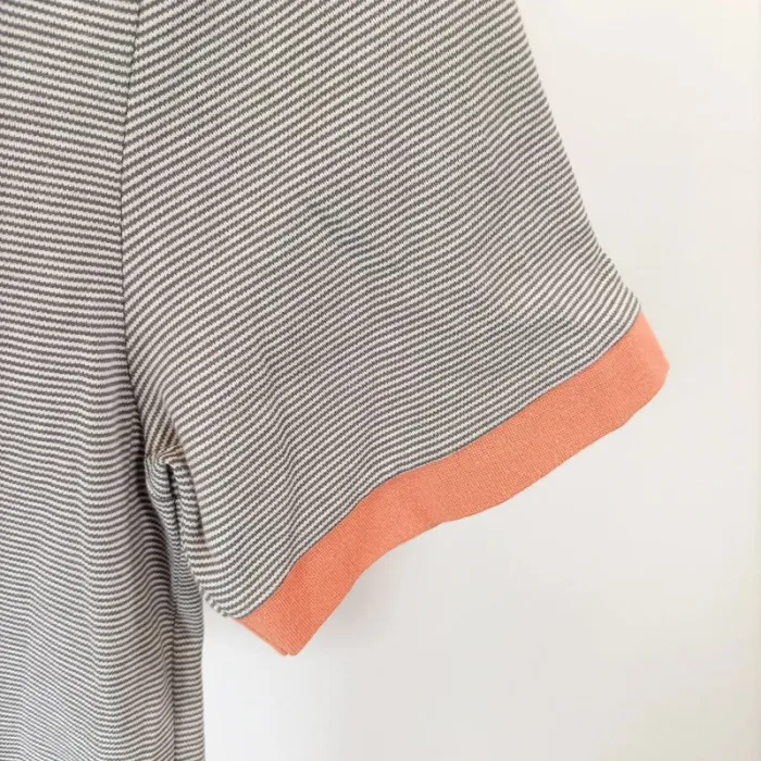 Tshirt à rayures blanches et grises neuf, taille M 100% coton été A344 - photo numéro 4