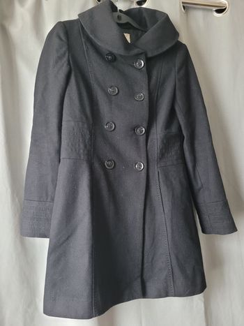 Manteau noir femme Camaïeu 36