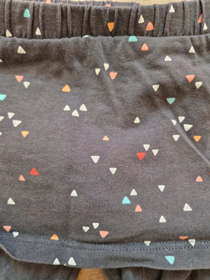 Legging jupe fille Hema gris foncé losanges 62 - photo numéro 2