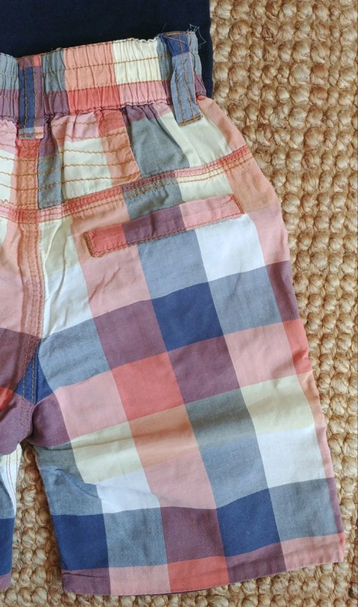 Ensemble body Petit Bateau et bermuda Catimini 2 ans - photo numéro 10