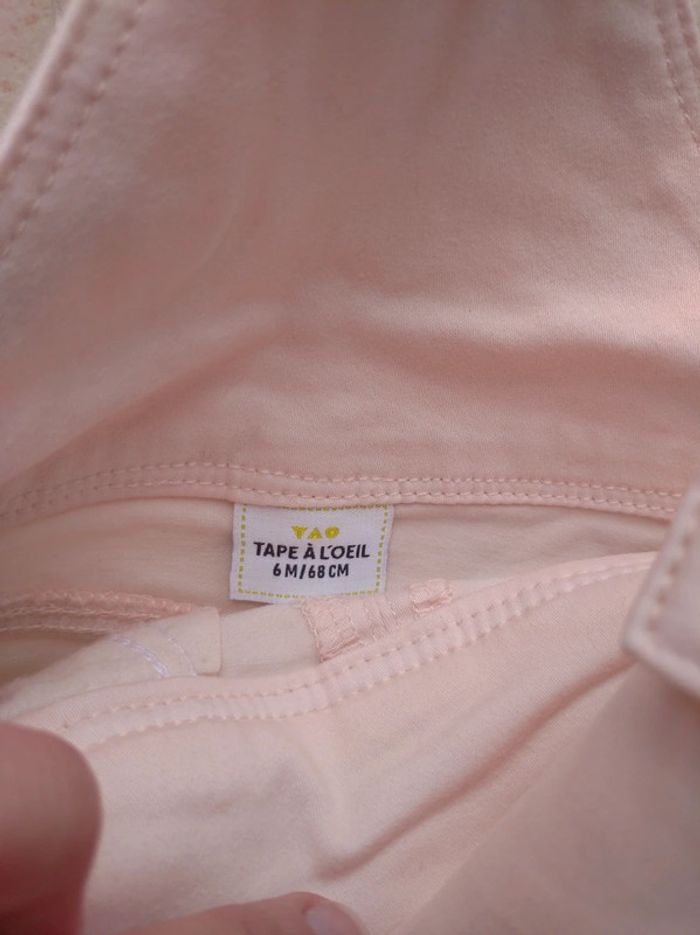 Robe style salopette Fille 6 mois Tao - photo numéro 3