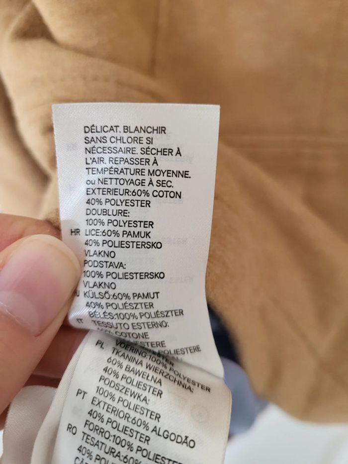 Veste marron clair H&M 38 - photo numéro 8