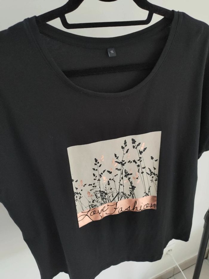 Ma Boutique Plus t-shirt noir T5 - photo numéro 2