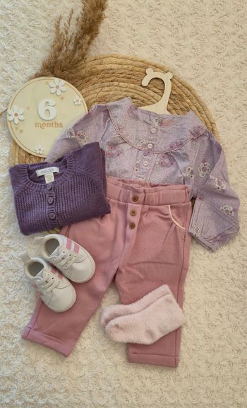 Ensemble 5 pièces pantalon neuf Obaïbi 6 mois