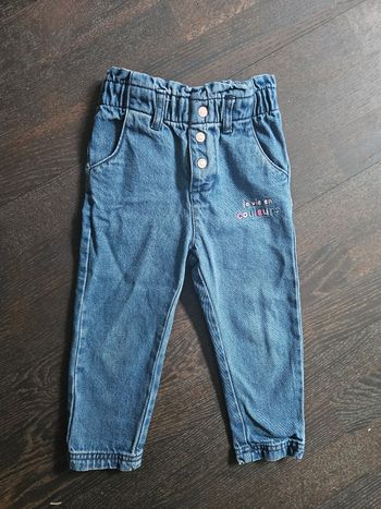 Jean fille coupe droite