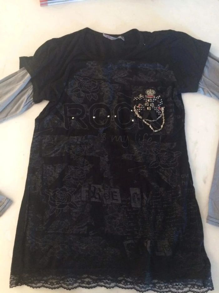 Tee shirt Rock 10ans - photo numéro 7