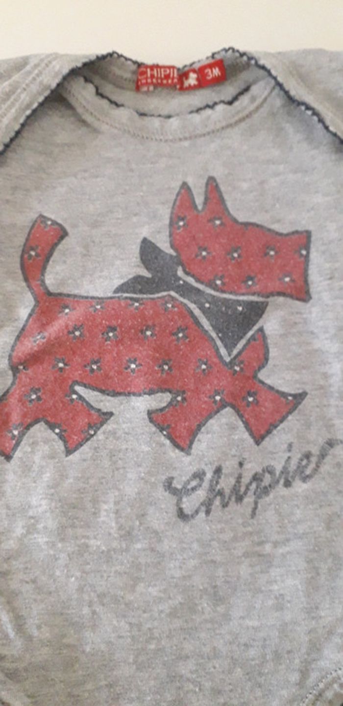 Lot bodies manches longues chipie 3 mois - photo numéro 6