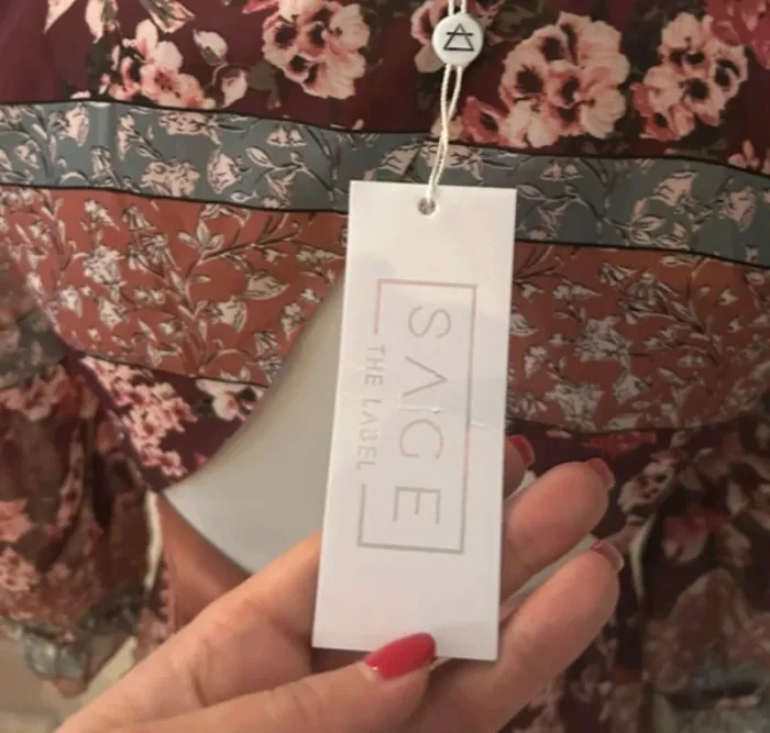 Sage the Label Robe imprimée, florale neuf avec étiquette - photo numéro 6