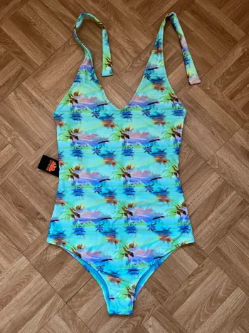 Maillot de bain une pièce bleu Sundek (NEUF)
