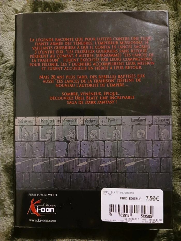 Manga seinen Übelblatt tome 0 - photo numéro 3