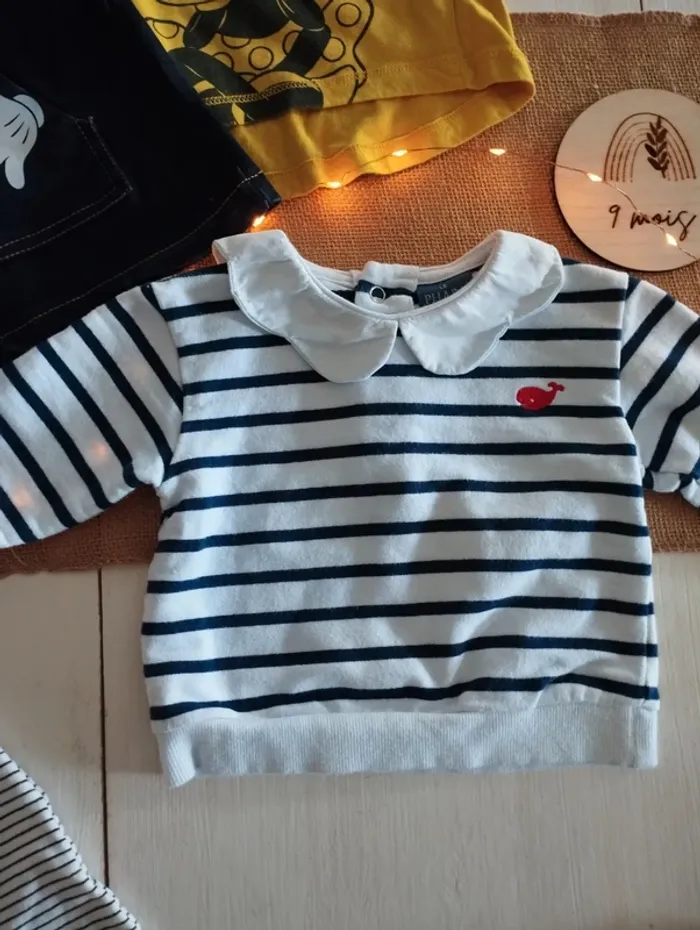 Lot de 6 vêtements bébé fille automne-hiver 9 mois 👶🩷 - photo numéro 5