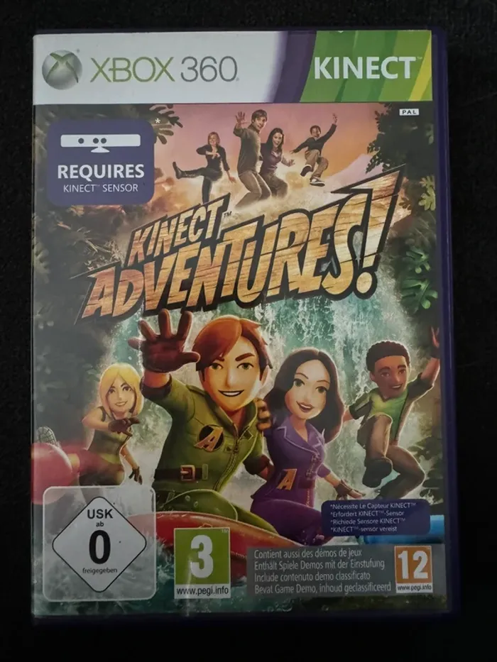 Jeu Xbox 360 kinect adventures !