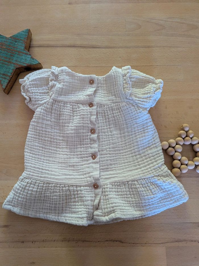 Vertbaudet
Robe en gaze de coton bébé - vanille - photo numéro 7