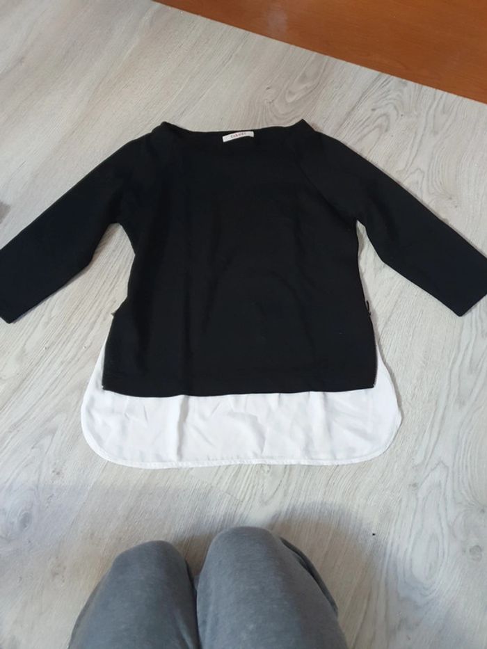 Top noir effet superposé - photo numéro 2