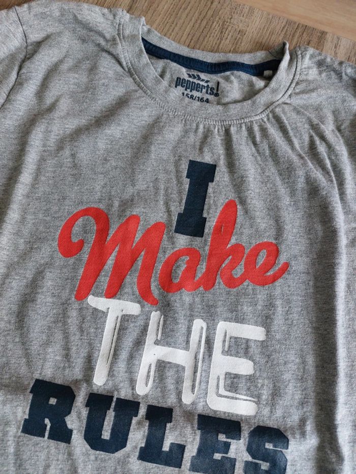 T shirt manches longues garçon 12-14ans - photo numéro 2