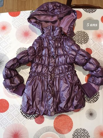 Manteau chaud 👧 taille 5 ans