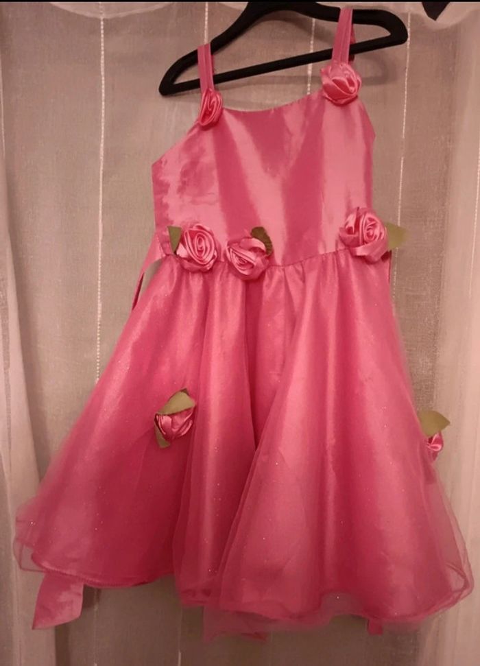 Robe de fête bretelles - 6 ans