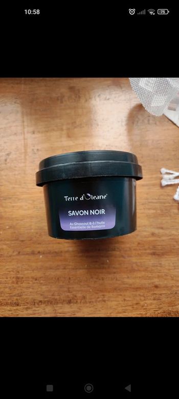 Lot de masques savon noir