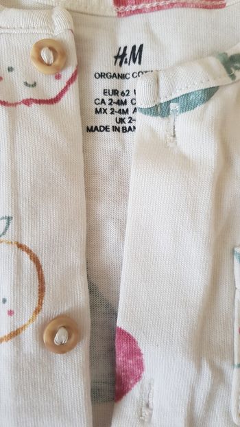 Lot de 2 combi short en coton bio -2-4 mois - Possibilité de faire un lot avec plusieurs vêtements du dressing