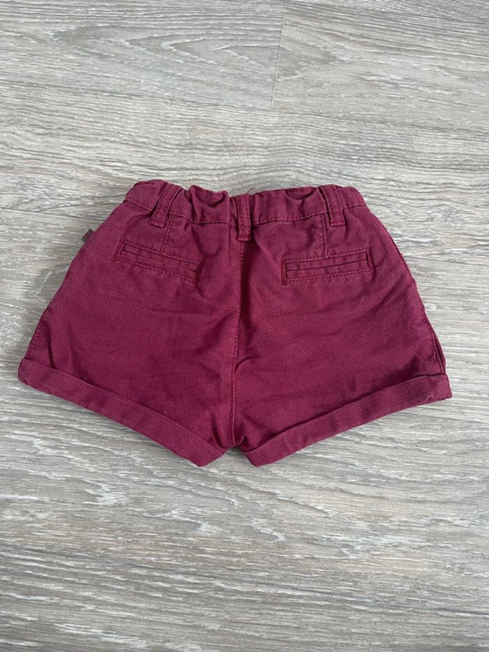 Ensemble t-shirt manches longues + short fille 9 mois - photo numéro 6
