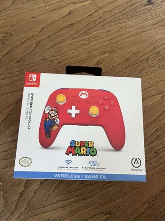 Manette switch SuperMario scellée