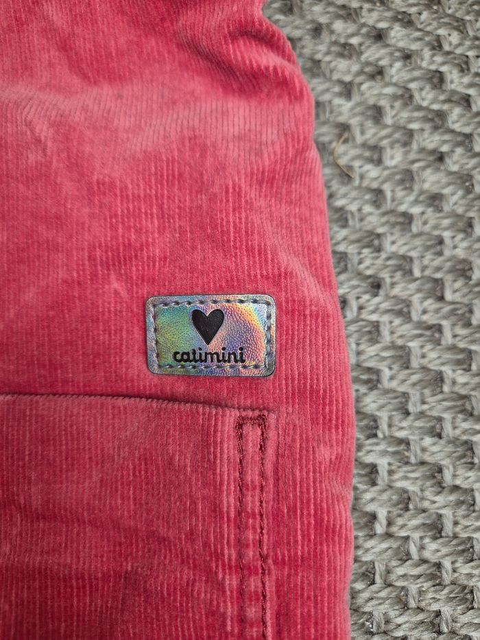 Ensemble robe orange velour et leggings noir - 6 ans - photo numéro 5