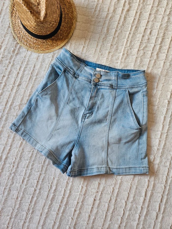Short en jean taille haute taille 38 Milas neuf - photo numéro 5