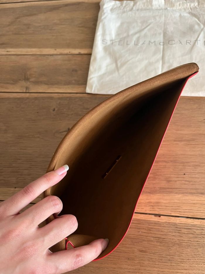 Pochette en cuir rouge Stella McCarteney - photo numéro 8