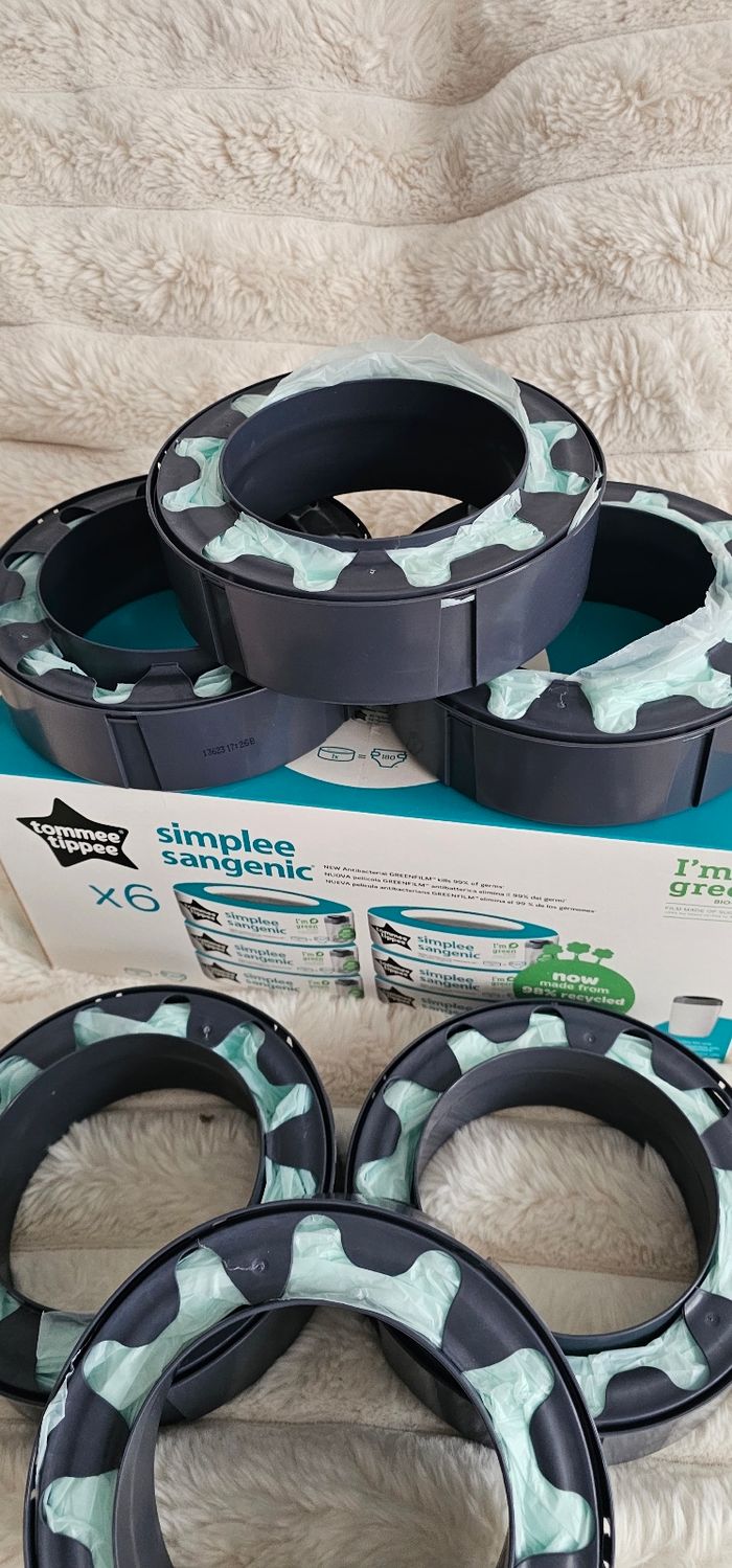 Lor de 6 recharges originales Simplee Sangenic Tommee Tippee - photo numéro 3