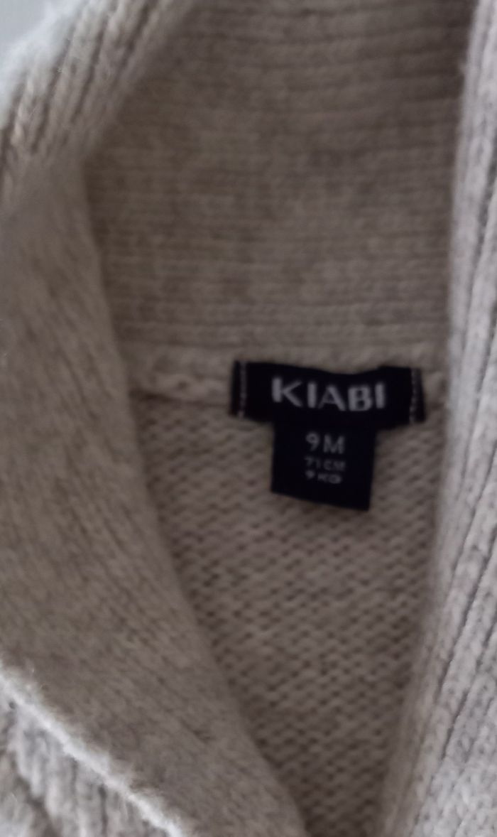 Gilet lainage beige Kiabi - photo numéro 6