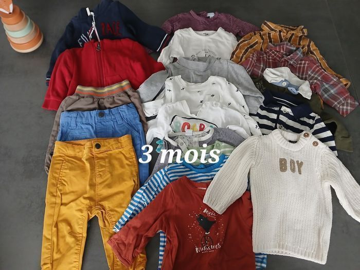Lot automne hiver garçon 3 mois